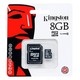 Продажа карт памяти. Kingston Карта памяти micro SDHC Class 10 8GB